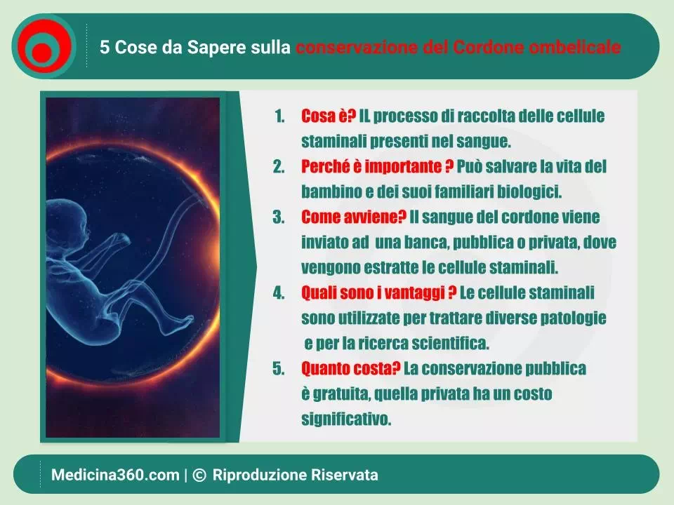 Conservazione cellule staminali cordone ombelicale