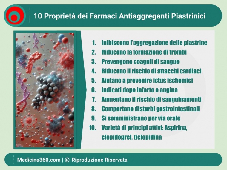 Farmaci antiaggreganti piastrinici: a cosa servono? Indicazioni e controindicazioni.